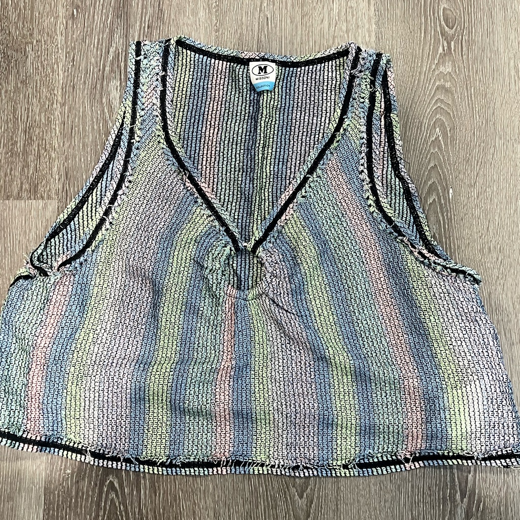 Crocheted Missoni Tank Top